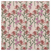 Wildblumen Indische Malerpinsel-Rose Stoff (Muster)