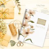 Wildblumen Individuelle Name Chic Vintage Briefmar Notizblock