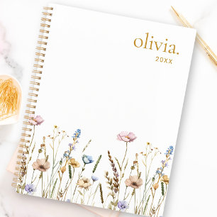 Wildblumen Individuelle Name Floral Planer