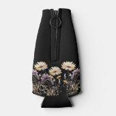 Wildblumen-individuelle Name-Skript Flaschenkühler (Rückseite)