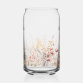 Wildblumen individuelle Name-Skript-Monogramm-Init Dosenglas (Links)