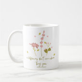 Wildblumen ist es egal, wo sie wachsen kaffeetasse (Links)