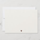 Wildblumen jubeln Liebe Weinflaschen Hochzeit Mitteilungskarte (Rückseite)