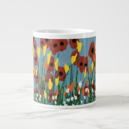 Wildblumen Jumbo-Tasse
