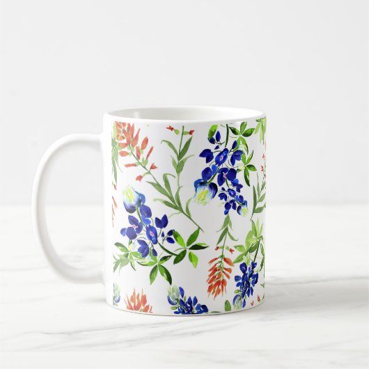 Wildblumen Kaffee Tasse (Links)