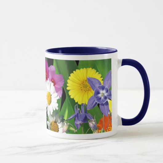 Wildblumen-Kaffee-Tasse Tasse (Rechts)