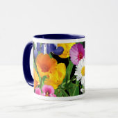 Wildblumen-Kaffee-Tasse Tasse (Vorderseite Links)