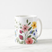 Wildblumen Kaffeetasse (VorderseiteRechts)