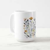 Wildblumen Kaffeetasse (Vorderseite Links)