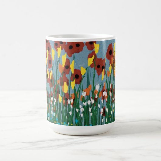 Wildblumen Kaffeetasse (Mittel)