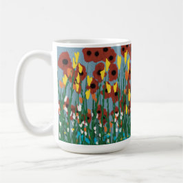 Wildblumen Kaffeetasse