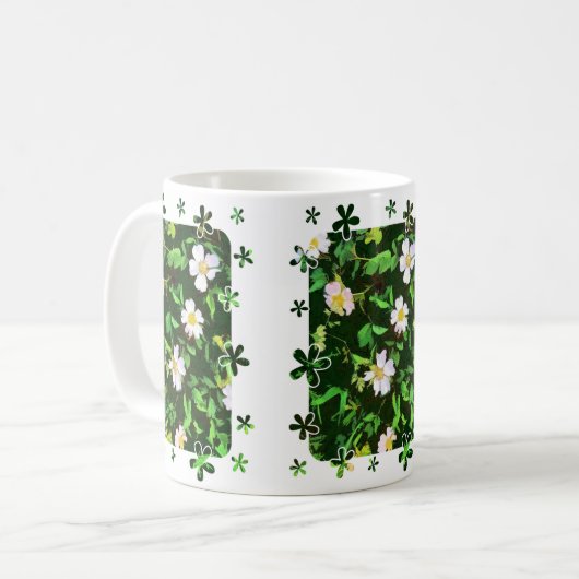 WILDBLUMEN KAFFEETASSE (Vorderseite Links)
