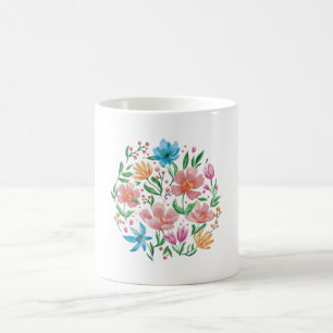 Wildblumen Kaffeetasse
