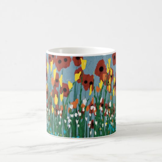 Wildblumen Kaffeetasse (Mittel)