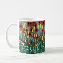 Wildblumen Kaffeetasse