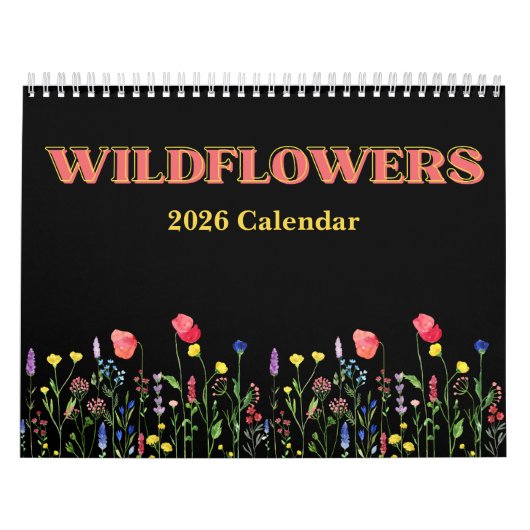 Wildblumen-Kalender 2026 Kalender (Titelbild)
