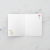 Wildblumen Karte (Innenseite)