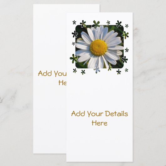 WILDBLUMEN-KARTE (Vorne/Hinten)