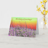 WILDBLUMEN KARTE (Gelbe Blume)