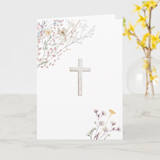 Wildblumen Karte (Gelbe Blume)