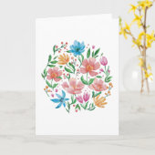 Wildblumen Karte (Gelbe Blume)