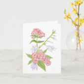 Wildblumen Karte (Gelbe Blume)