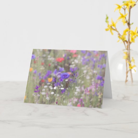 Wildblumen Karte (Gelbe Blume)