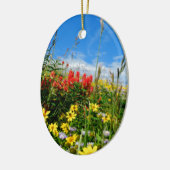 Wildblumen Keramik Ornament (Links)
