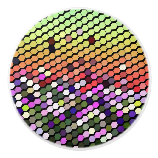 WILDBLUMEN KERAMIKKNAUF (Vorderseite)