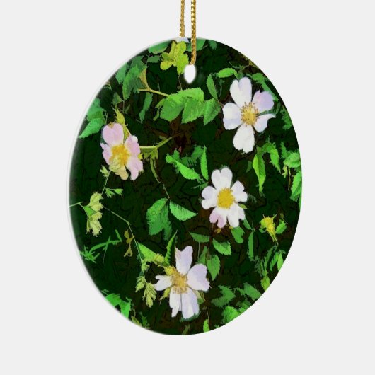 WILDBLUMEN KERAMIKORNAMENT (Rechts)