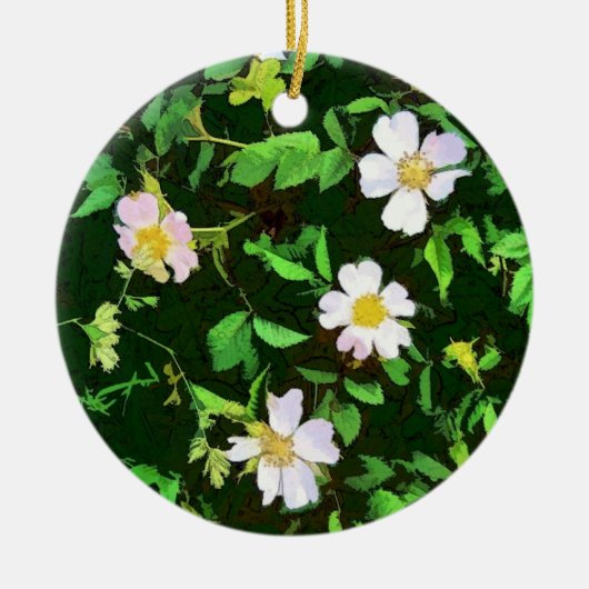 WILDBLUMEN KERAMIKORNAMENT (Vorne)
