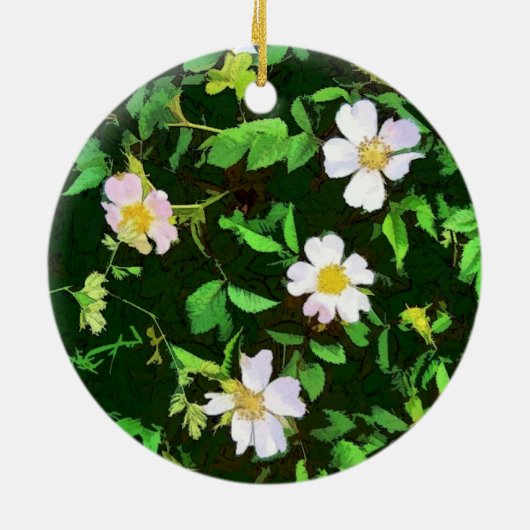 WILDBLUMEN KERAMIKORNAMENT (Hinten)
