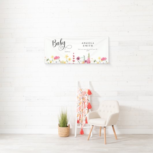 Wildblumen Kinderdusche Banner (Insitu)