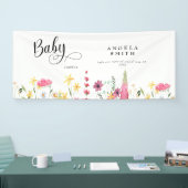 Wildblumen Kinderdusche Banner (Messe)