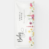 Wildblumen Kinderdusche Banner (Vertikal)