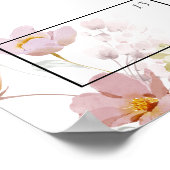 Wildblumen Kinderdusche Ratschlag Fälligkeitszeitp Poster (Ecke)