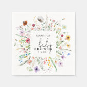 Wildblumen Kinderdusche Serviette (Vorderseite)