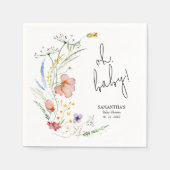 Wildblumen Kinderdusche Serviette (Vorderseite)