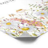 Wildblumen Kinderduschfavoriten Poster (Ecke)