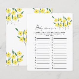 Wildblumen Kindernahrungsspiel