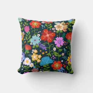 Wildblumen Kissen