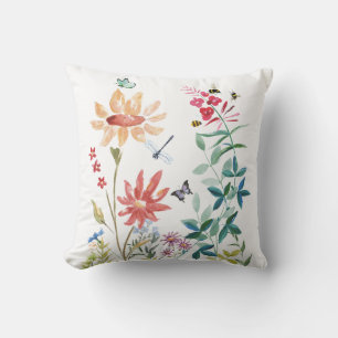 Wildblumen Kissen