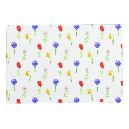 Wildblumen Kissenbezug (Vorderseite-Rechts)