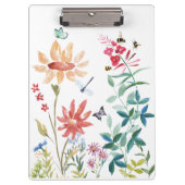 Wildblumen Klemmbrett (Vorderseite)