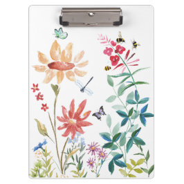 Wildblumen Klemmbrett