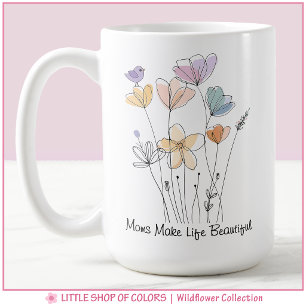 Wildblumen-Kollektion Florale Mama Kaffeetasse