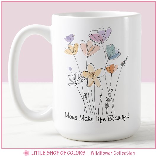 Wildblumen-Kollektion Florale Mama Kaffeetasse