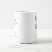 Wildblumen-Kollektion Florale Mama Kaffeetasse (Mittel)