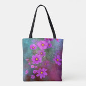 Wildblumen Kosmos All-over-Tasche Tasche (Rückseite)
