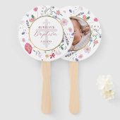 Wildblumen Kreislauftaufe Fächer (Vorne und Hinten)